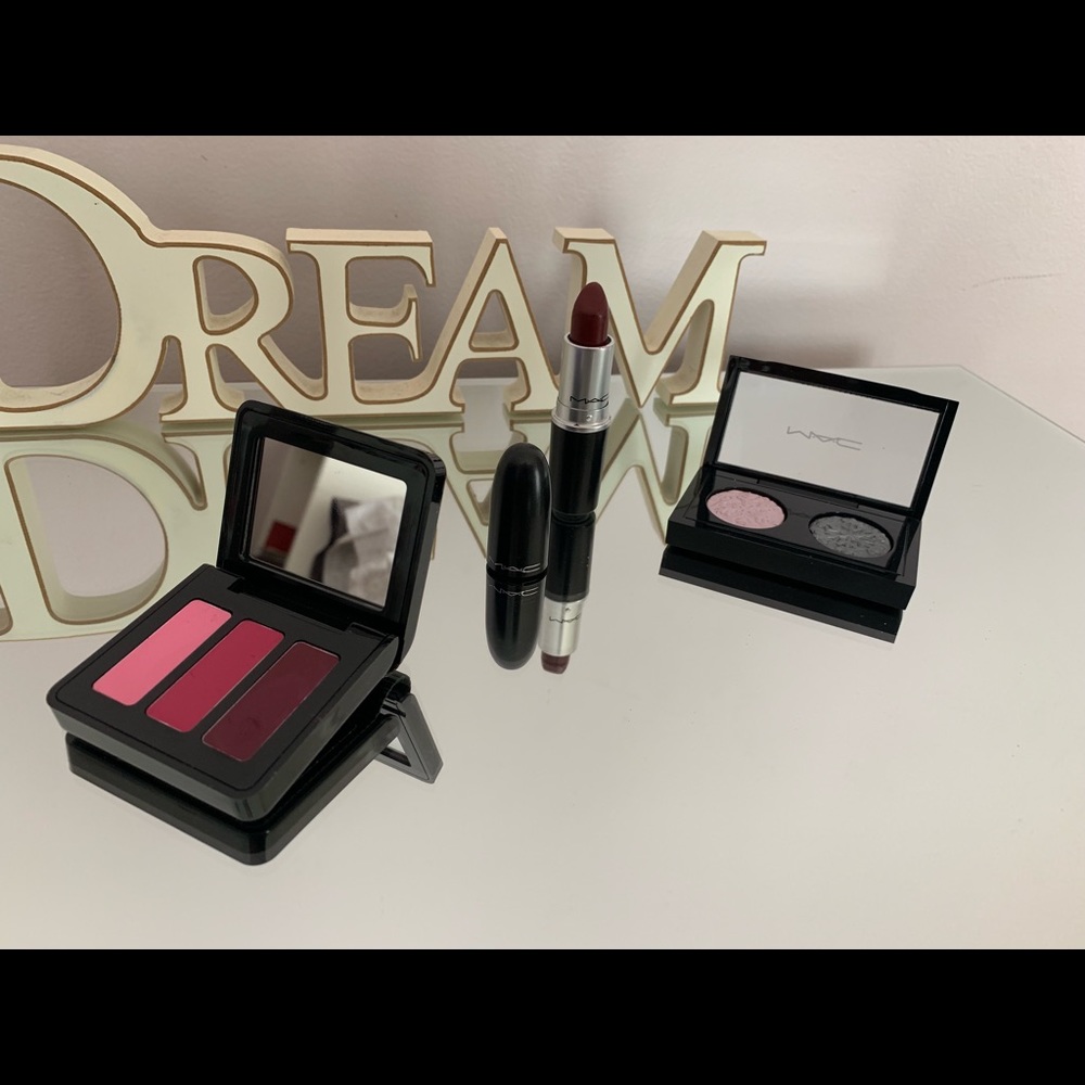 Burgundy Magenta MAC Makeup Bundle